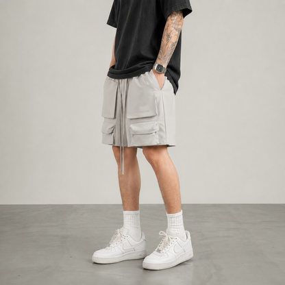 Quần short nam CHAPPER túi hộp chất kaki cao cấp dáng trên gối - QSCP008