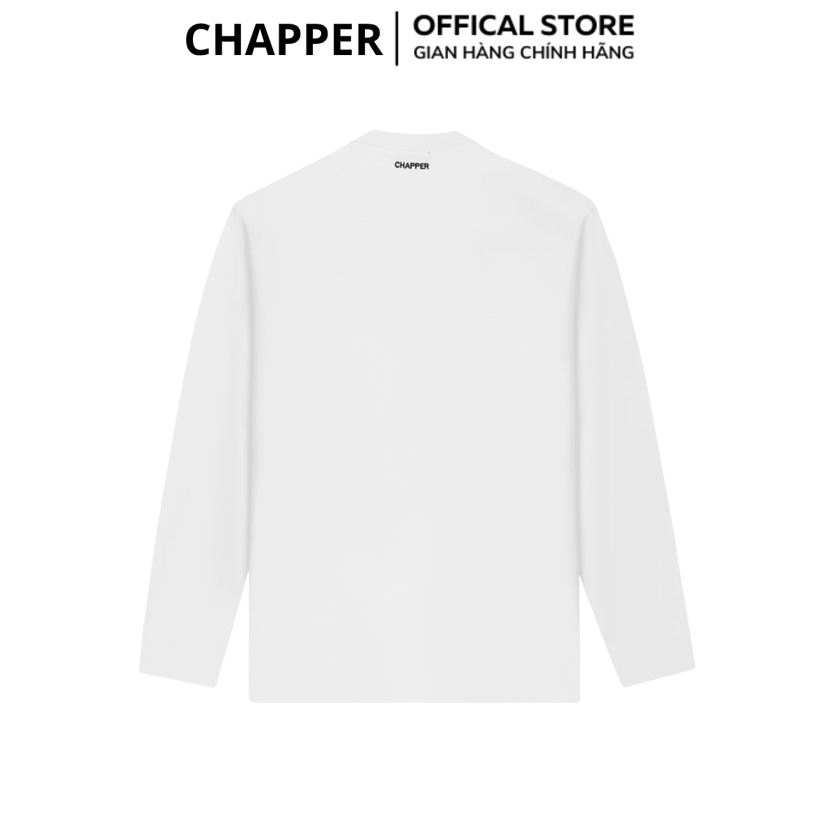 Áo thun nam dài tay CHAPPER cổ tim chất thể thao cao cấp, form Regular - ADCP001