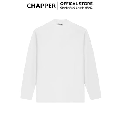Áo thun nam dài tay CHAPPER cổ tim chất thể thao cao cấp, form Regular - ADCP001