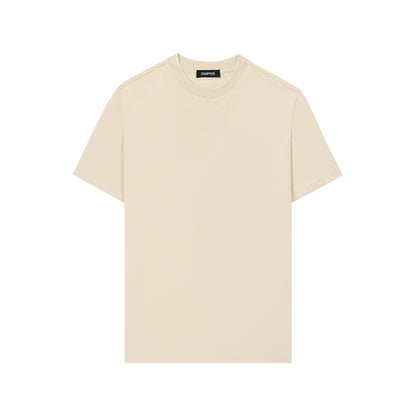 Áo thun nam nữ CHAPPER cao cấp cổ đáp V rải chỉ form Regular, vải cotton 260gsm thoáng mát - APCP028