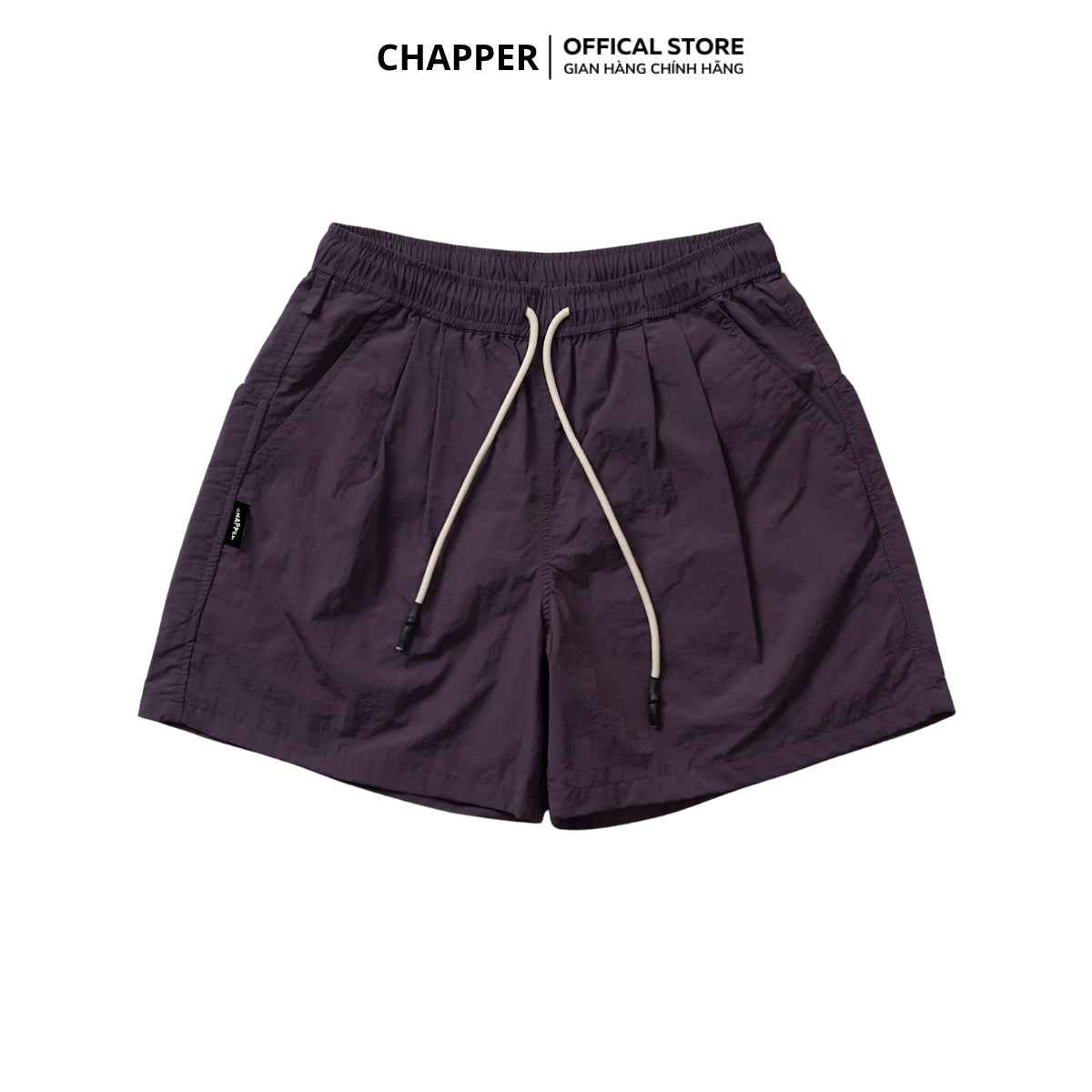 Quần short gió nhăn CHAPPER túi chéo chất liệu gió nhăn cao cấp - QSCP012