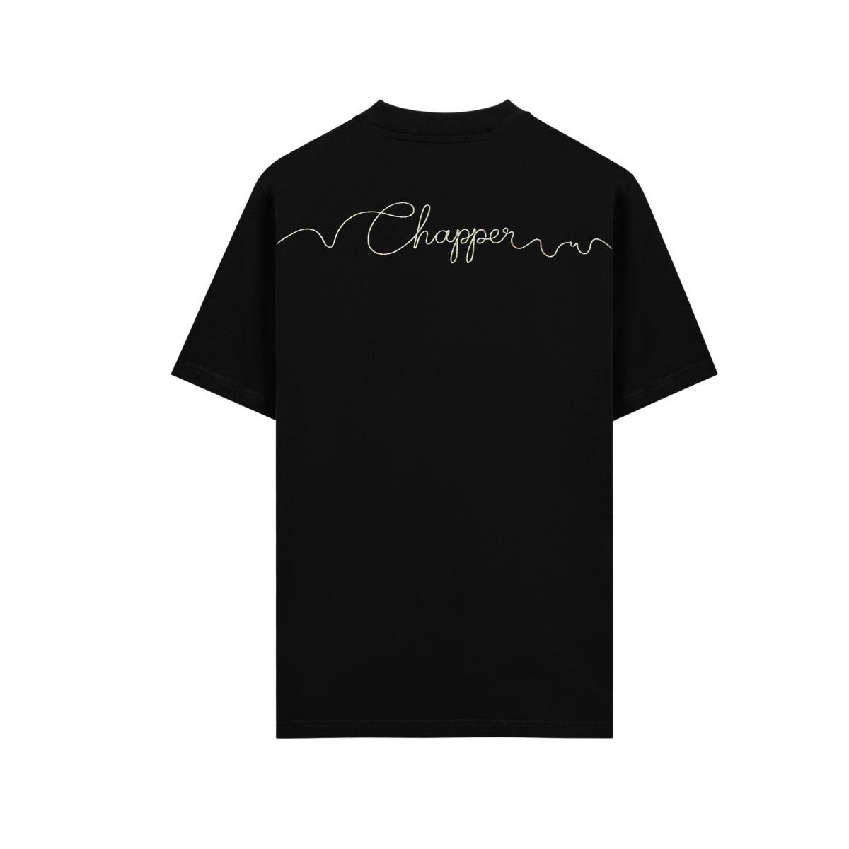 Áo thun nam nữ CHAPPER chữ ký thêu kim tuyến, định lượng 280gsm thoáng mát, form unisex - APCP040 - CHAPPER