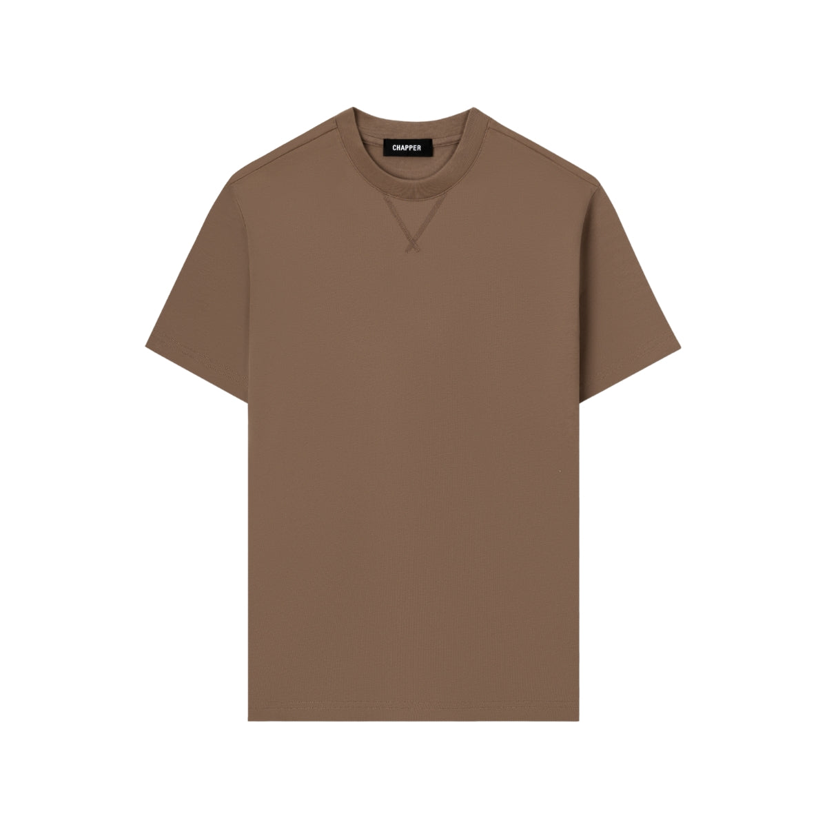 Áo thun nam nữ CHAPPER cao cấp cổ đáp V rải chỉ form Regular, vải cotton 260gsm thoáng mát - APCP028