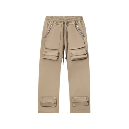 Quần Cargo Pant CHAPPER chất kaki túi hộp ống suông khóa zip - QCP005
