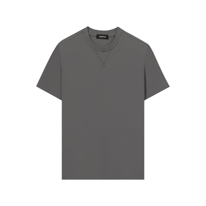 Áo thun nam nữ CHAPPER cao cấp cổ đáp V rải chỉ form Regular, vải cotton 260gsm thoáng mát - APCP028