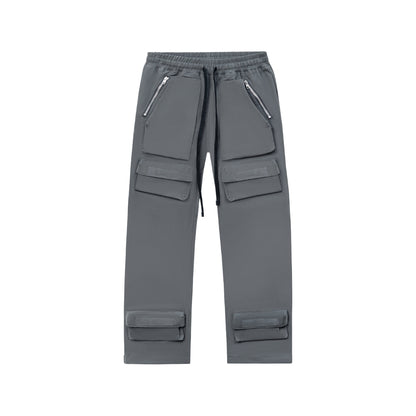 Quần Cargo Pant CHAPPER chất kaki túi hộp ống suông khóa zip - QCP005