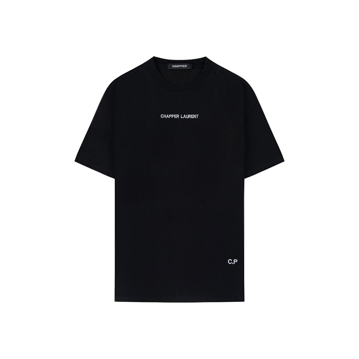 Áo thun nam nữ CHAPPER cổ tròn form unisex, thêu chữ ngực, sườn, vải cotton thoáng mát - APCP012