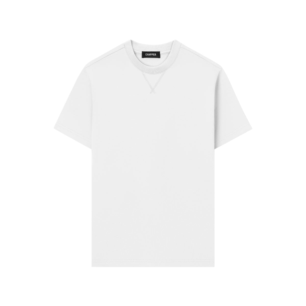 Áo thun nam nữ CHAPPER cao cấp cổ đáp V rải chỉ form Regular, vải cotton 260gsm thoáng mát - APCP028