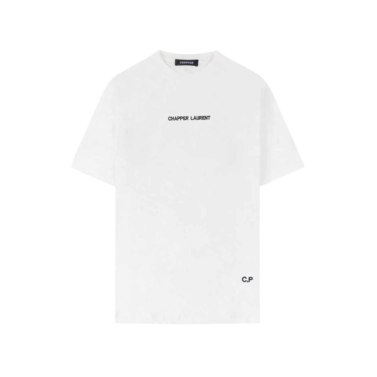 Áo thun nam nữ CHAPPER cổ tròn form unisex, thêu chữ ngực, sườn, vải cotton thoáng mát - APCP012