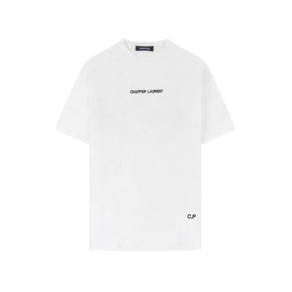 Áo thun nam nữ CHAPPER cổ tròn form unisex, thêu chữ ngực, sườn, vải cotton thoáng mát - APCP012