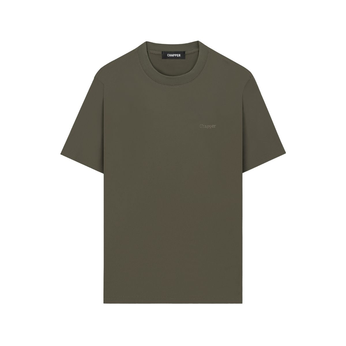 Áo thun nam nữ CHAPPER cổ tròn 7 màu thêu logo ngực, form Unisex  - APCP027