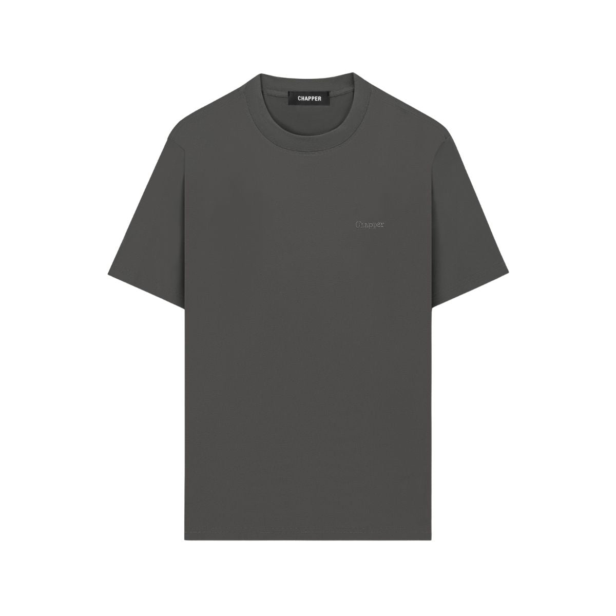 Áo thun nam nữ CHAPPER cổ tròn 7 màu thêu logo ngực, form Unisex  - APCP027