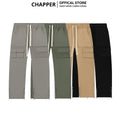 Quần Cargo Pant CHAPPER chất kaki túi hộp ống suông khóa zip - QCP001