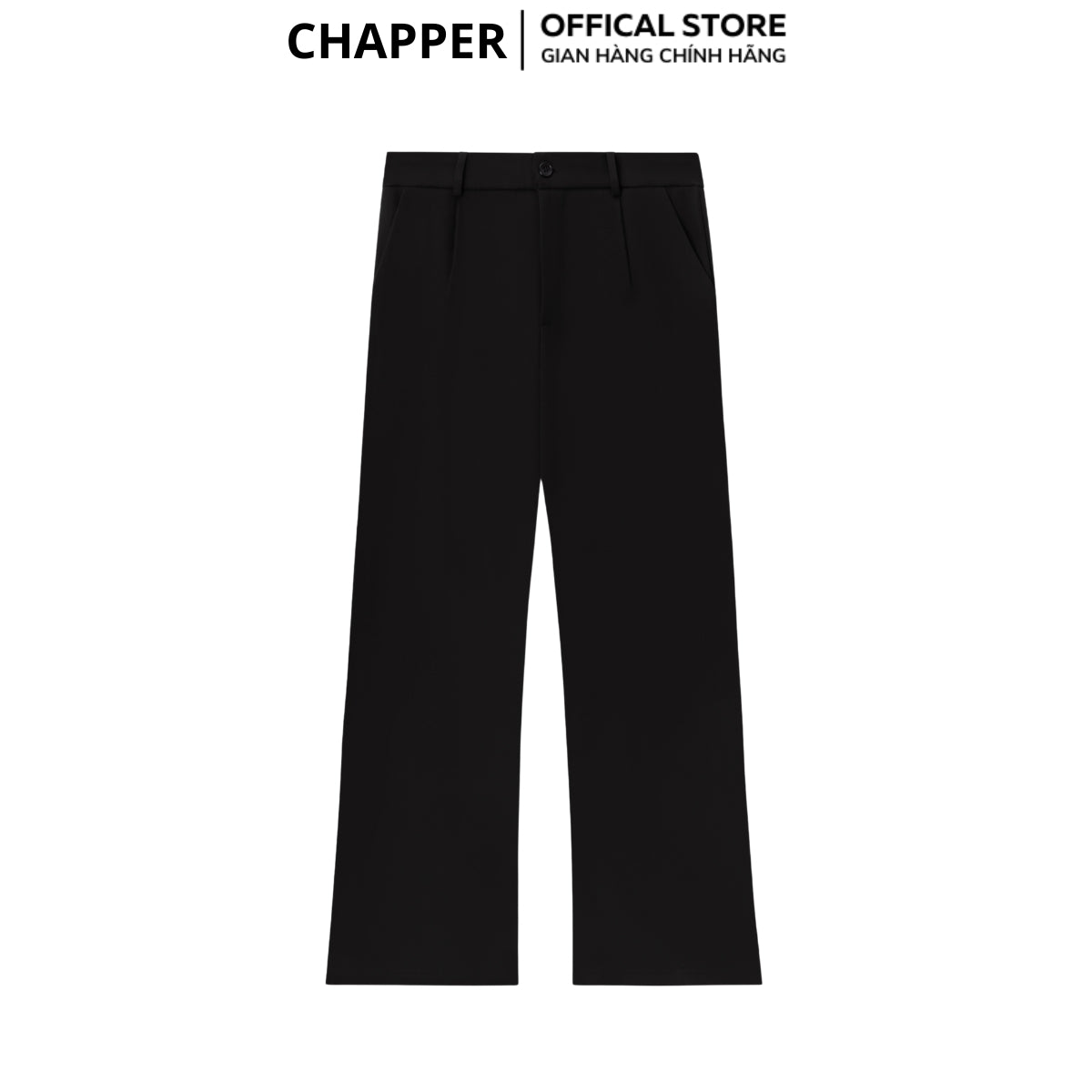 Quần vải CHAPPER chống nhăn ống loe cao cấp, không xổ lông, không phai màu- QCP015