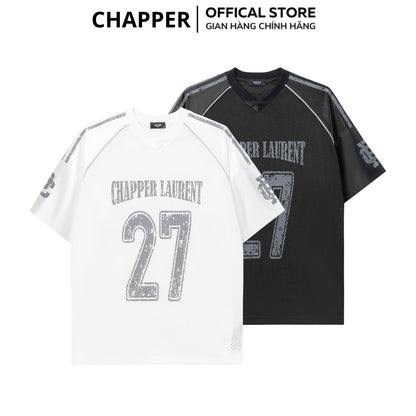 Áo Jersey thương hiệu CHAPPER chất lưới pha vải cao cấp, form unisex rộng rãi thoáng khí cho nam và nữ - APCP033
