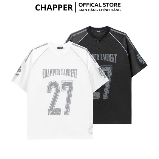 Áo Jersey thương hiệu CHAPPER chất lưới pha vải cao cấp, form unisex rộng rãi thoáng khí cho nam và nữ - APCP033