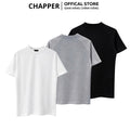 Áo thun nam CHAPPER vai chéo form Regular, vải cotton cao cấp, định lượng 250gms - APCP036
