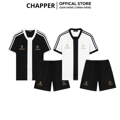 Bộ thể thao CHAPPER chất lạnh cao cấp, họa tiết thêu, form Unisex - BNCP001