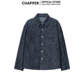 Áo sơ mi Denim nam CHAPPER cao cấp, vải mềm mịn, không co rút, không phai màu - SMCP007