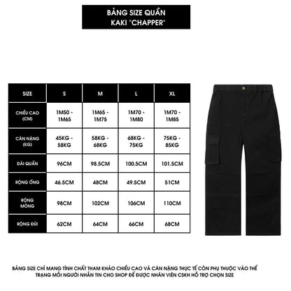 Quần dài nam CHAPPER chất kaki cao cấp co giãn 4 chiều, túi hộp 2 bên - QCP010