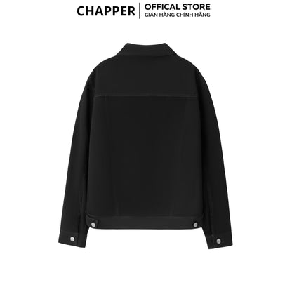 Áo khoác kaki nam CHAPPER, phong cách cổ điển, chất kaki giả bò cao cấp - AKKCP001