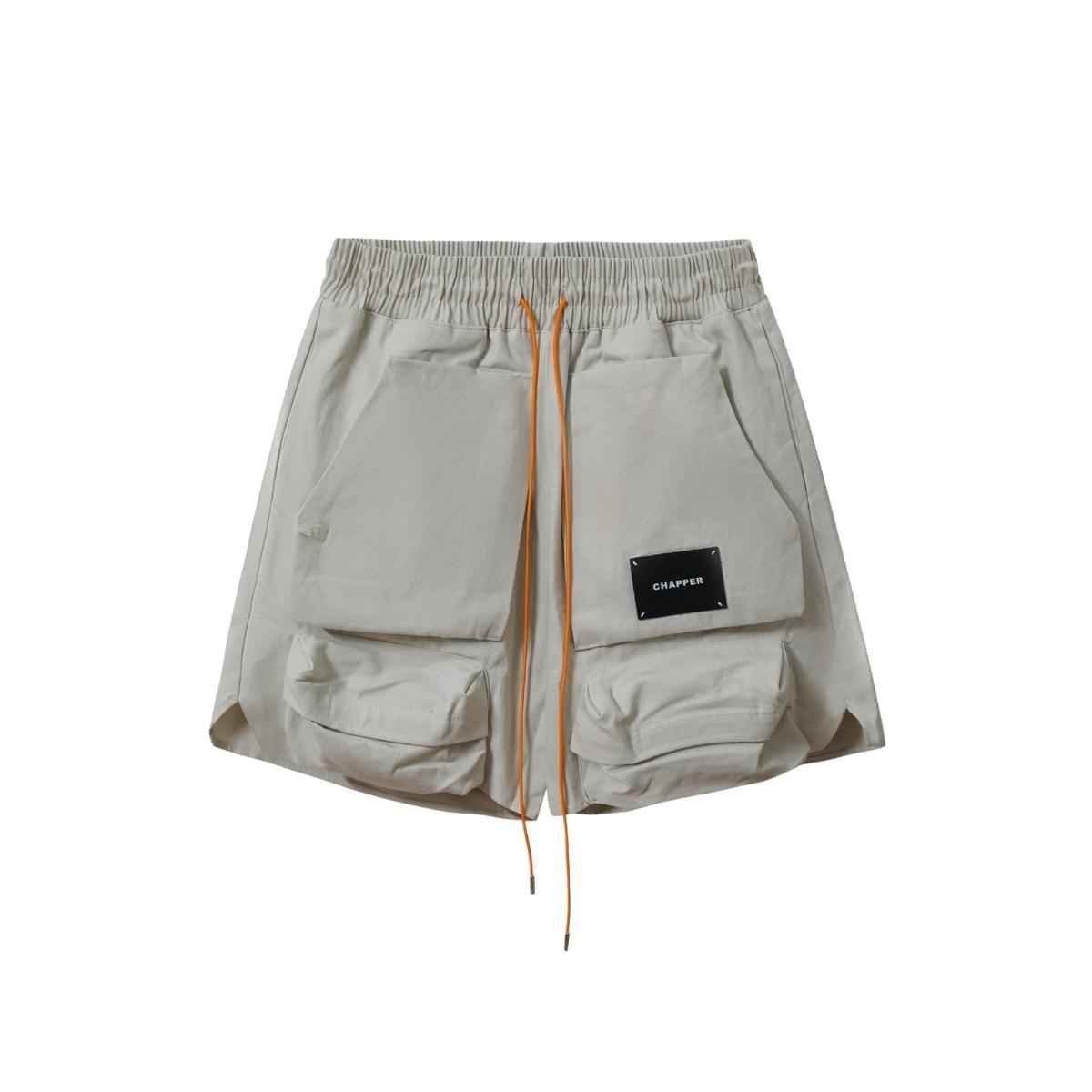 Quần short nam CHAPPER túi hộp dây vàng chất kaki cao cấp dáng trên gối - QSCP003