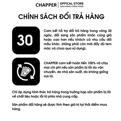 Áo sơ mi Denim nam CHAPPER cao cấp, vải mềm mịn, không co rút, không phai màu - SMCP007