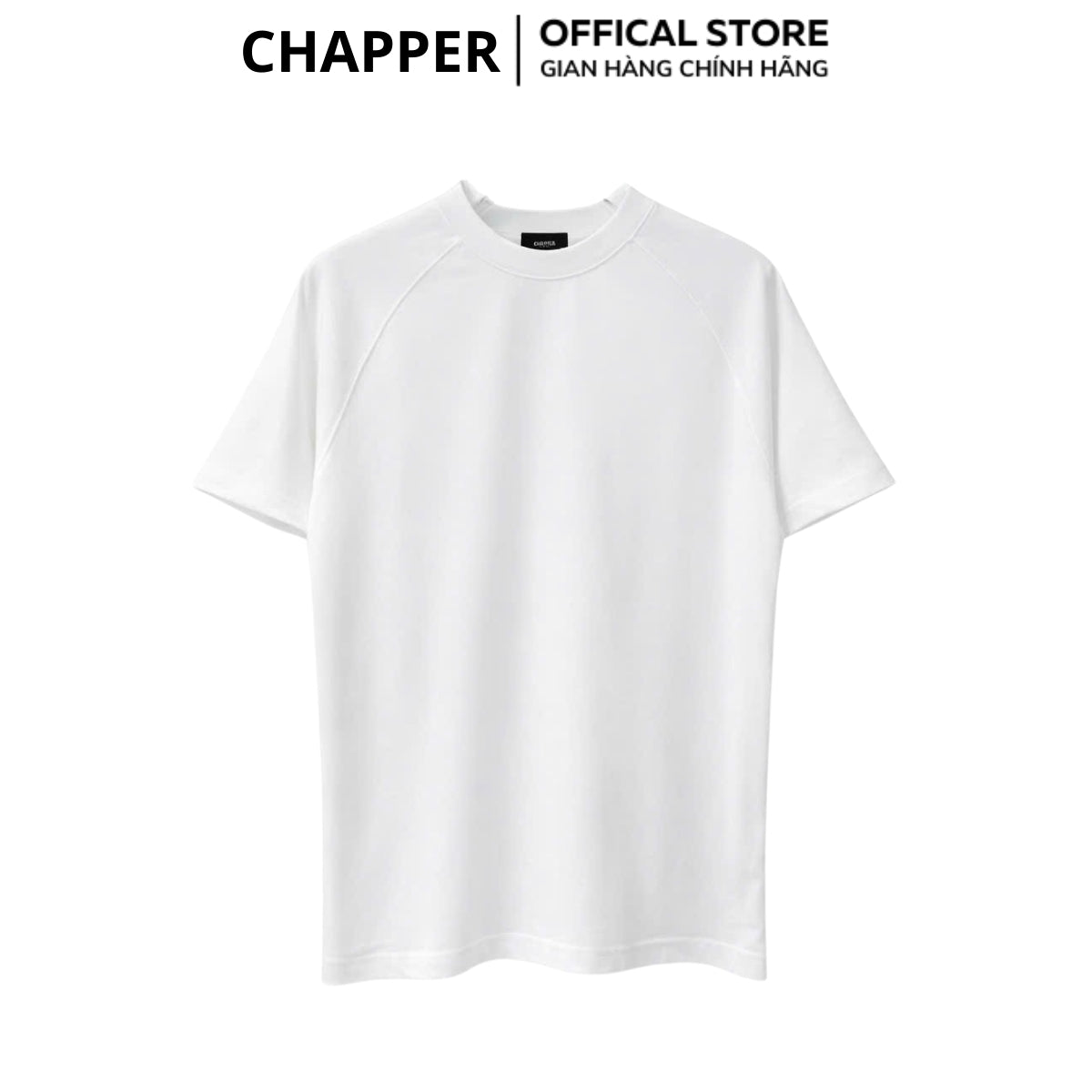 Áo thun nam CHAPPER vai chéo form Regular, vải cotton cao cấp, định lượng 250gms - APCP036