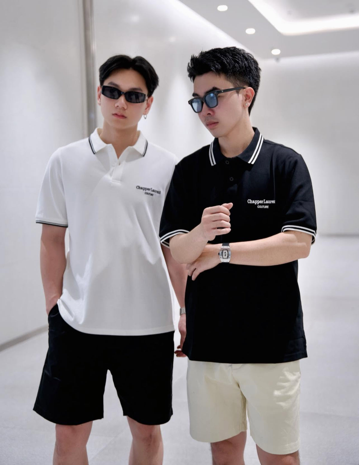 Áo Polo nam CHAPPER hoạ tiết thêu Couture thoáng mát, tay ngắn basic - PLCP001