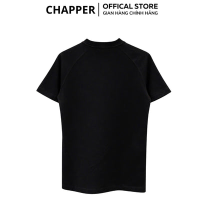 Áo thun nam CHAPPER vai chéo form Regular, vải cotton cao cấp, định lượng 250gms - APCP036