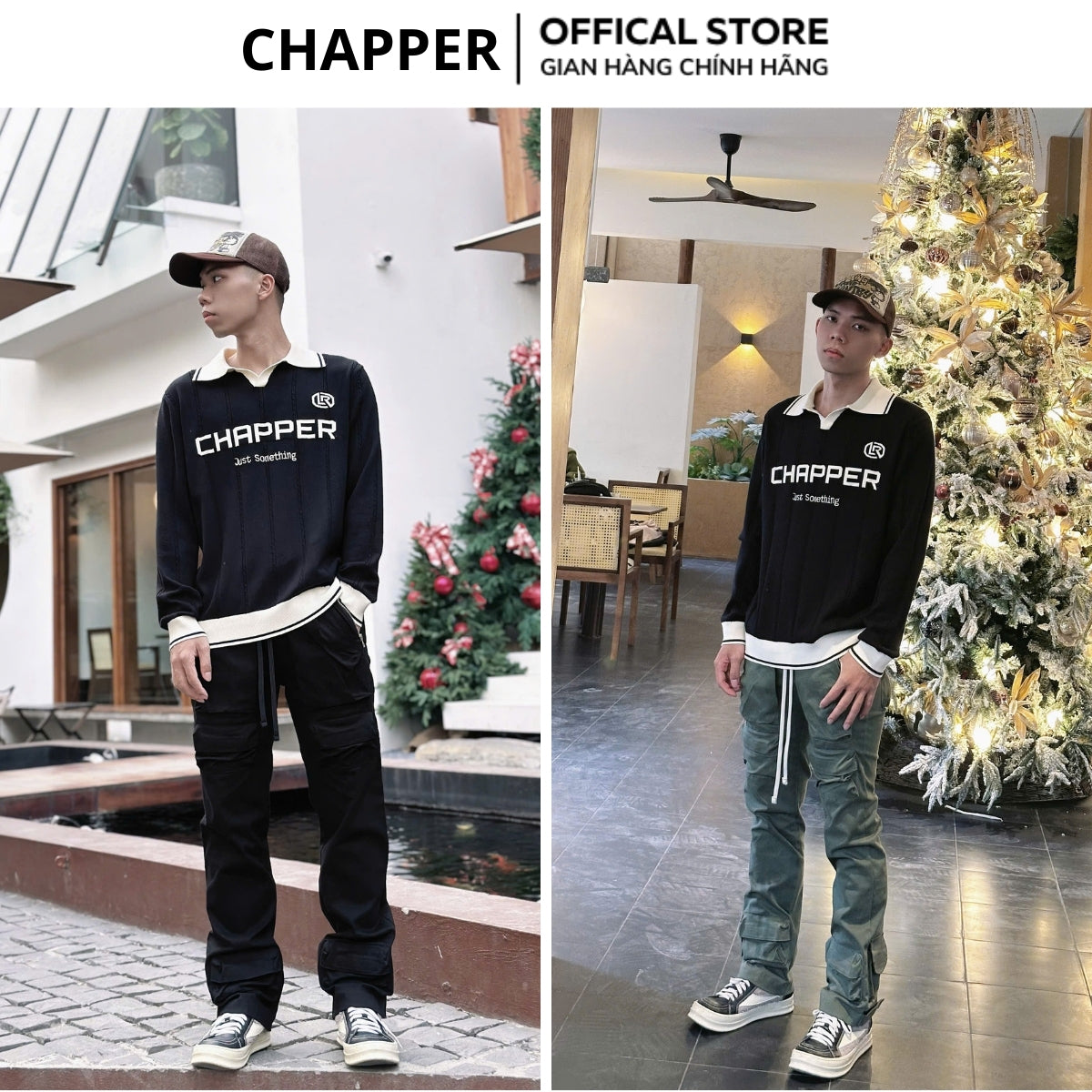 Quần Cargo Pant CHAPPER chất kaki túi hộp ống suông khóa zip - QCP005