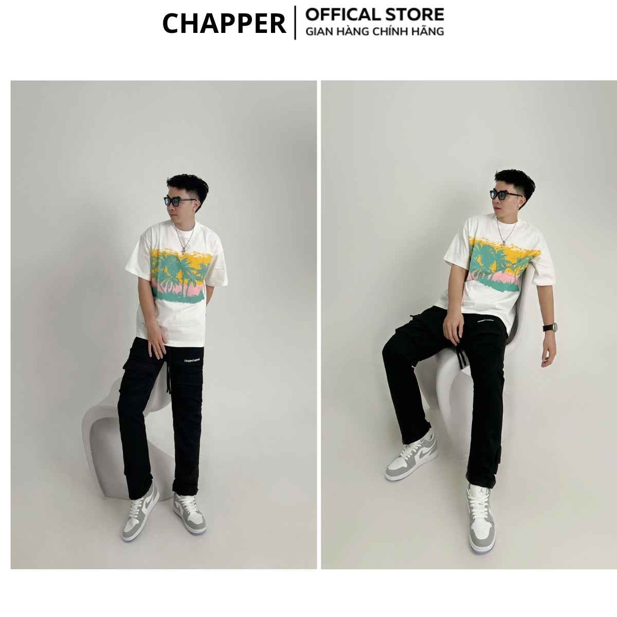 Quần Cargo Pant CHAPPER túi hộp, chất nỉ cao cấp không phai màu, không sổ lông, form vừa vặn - QCP016