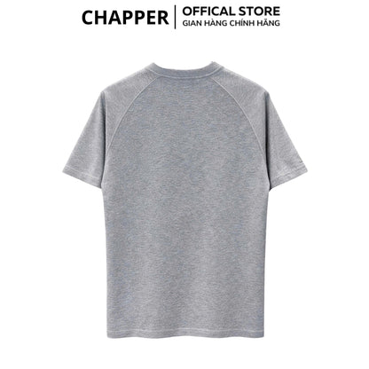 Áo thun nam CHAPPER vai chéo form Regular, vải cotton cao cấp, định lượng 250gms - APCP036
