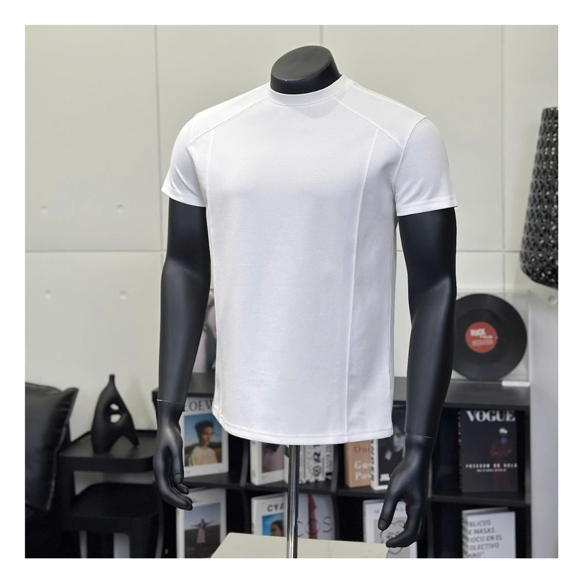 Áo thun CHAPPER định hình thân dáng, cổ tròn form Cleanfit tăng chiều cao nam nữ, co giãn chống nhăn - APCP030