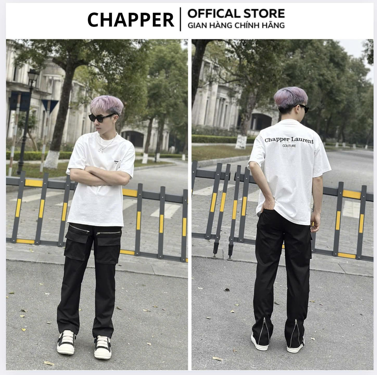 Quần gió nam CHAPPER chất vải nhập khẩu cao cấp, túi hộp năng động - QCP011