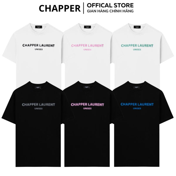 Áo thun nam nữ cổ tròn CHAPPER hoạ tiết in cao cấp, vải cotton 280gsm, form Unisex - APCP034