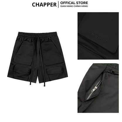 Quần short nam CHAPPER túi hộp chất kaki cao cấp dáng trên gối - QSCP008