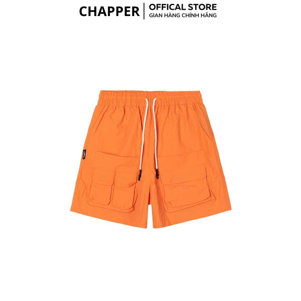 Quần short gió Chapper 2 lớp cao cấp, phiên bản túi hộp - QSCP014