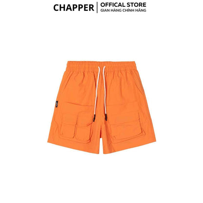 Quần short gió Chapper 2 lớp cao cấp, phiên bản túi hộp - QSCP014