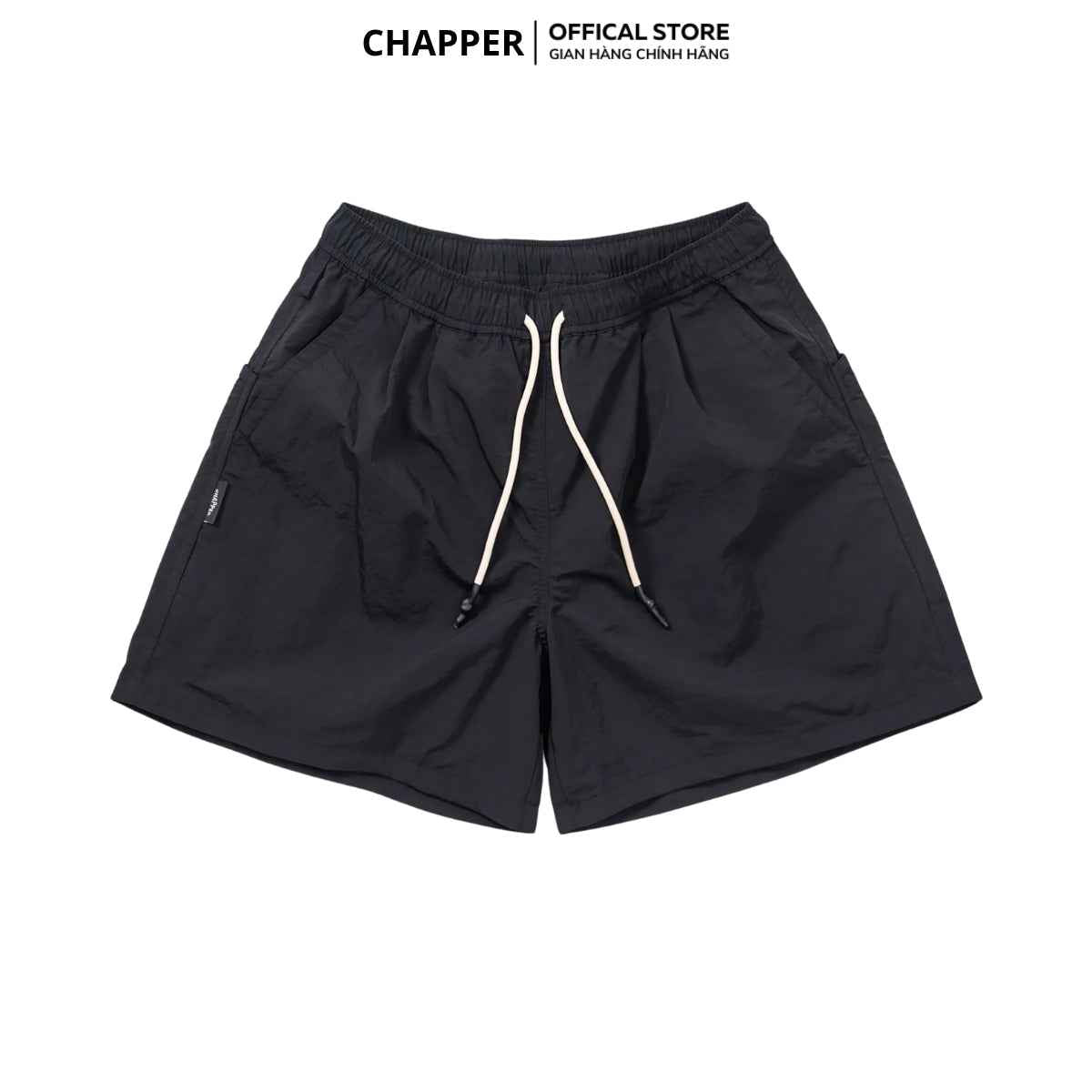 Quần short gió nhăn CHAPPER túi chéo chất liệu gió nhăn cao cấp - QSCP012