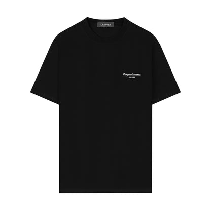 Áo thun nam nữ cổ tròn CHAPPER  hoạ tiết thêu Couture, vải cotton thoáng mát, form Unisex - APCP020