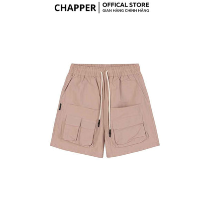 Quần short gió Chapper 2 lớp cao cấp, phiên bản túi hộp - QSCP014
