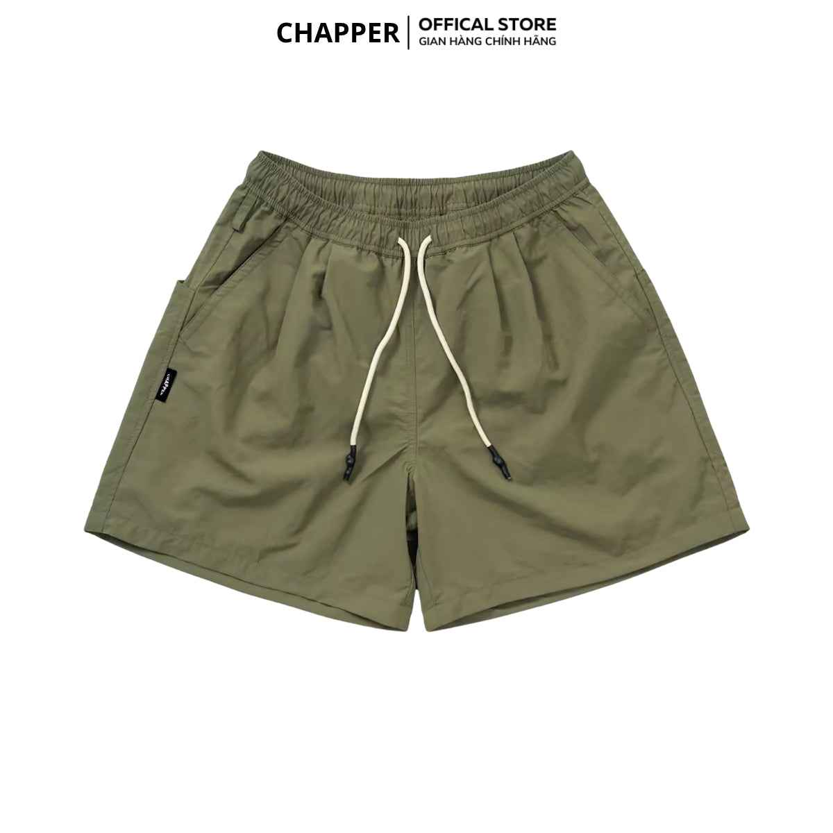 Quần short gió nhăn CHAPPER túi chéo chất liệu gió nhăn cao cấp - QSCP012