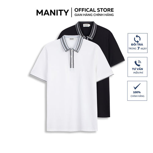 Áo polo cổ sọc Manity - PLM01