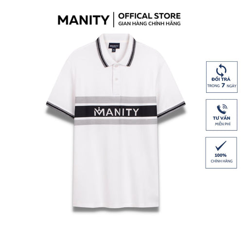 Áo Polo nam slogan Manity - PLM05