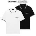Áo Polo nam CHAPPER hoạ tiết thêu Couture thoáng mát, tay ngắn basic - PLCP001