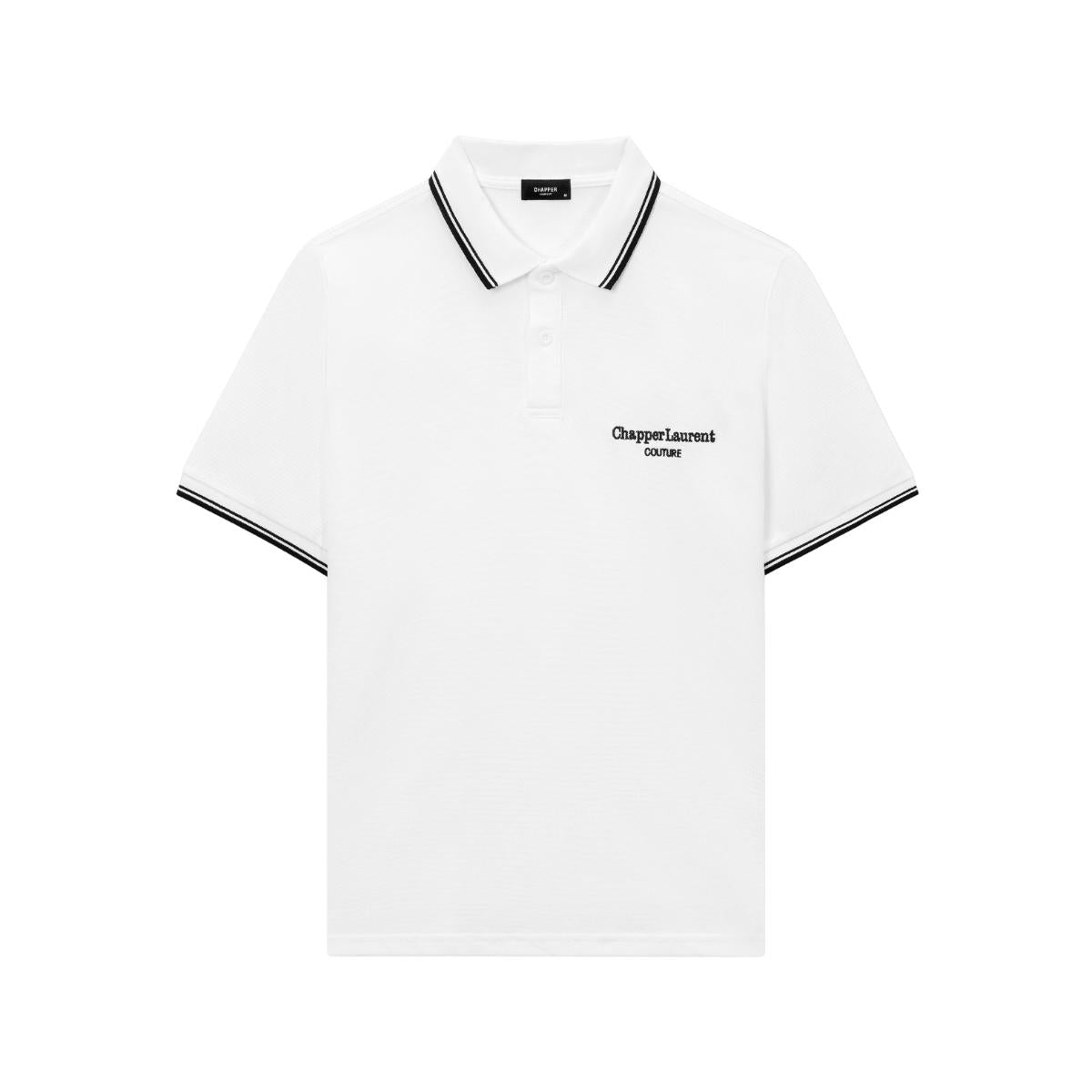 Áo Polo nam CHAPPER hoạ tiết thêu Couture thoáng mát, tay ngắn basic - PLCP001