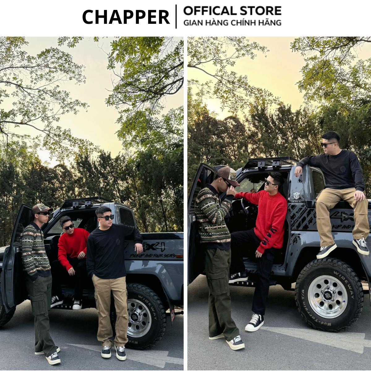 Quần dài nam CHAPPER chất kaki cao cấp co giãn 4 chiều, túi hộp 2 bên - QCP010