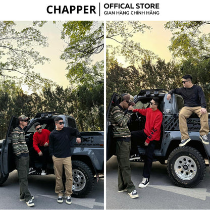 Quần dài nam CHAPPER chất kaki cao cấp co giãn 4 chiều, túi hộp 2 bên - QCP010