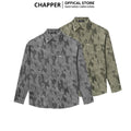Áo sơ mi nam CHAPPER, vải dệt cao cấp hiệu ứng rách loang bụi bặm chính hãng - SMCP006